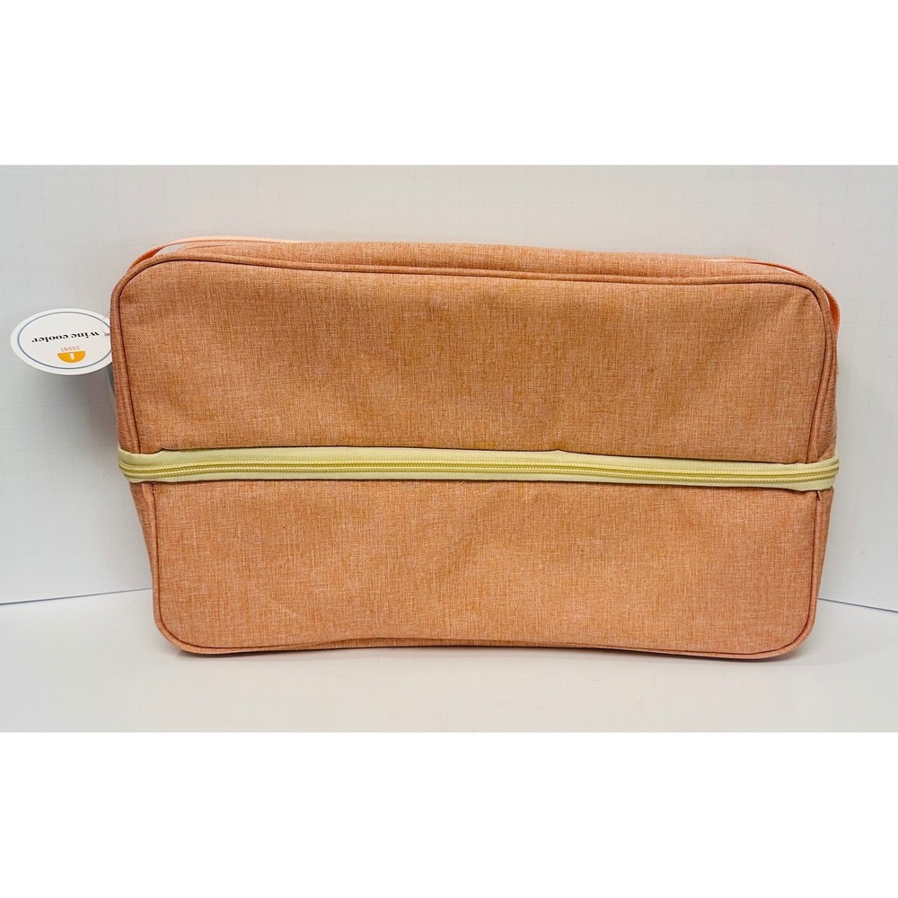 Ankyo Wine Cooler Bag Women Peach Pink Insulated Bottle & Glasses Carrier 2022